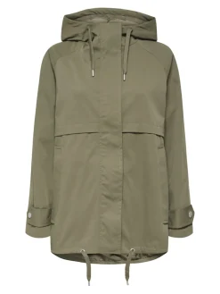 Only naisten takki ONLORCHID Casual Jacket, tummanvihreä