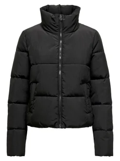 Only, Naisten Talvitakki, Dolly Short Puffer Jacket Noos Musta