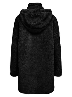 Only Naisten Teddytakki ONLSASCHA SHERPA JACKET CC OTW Musta