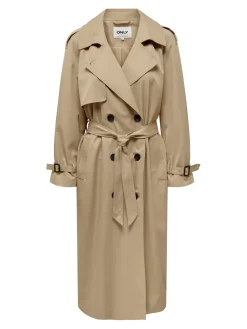 Only trenssi, ONLCHLOE TRENCHCOAT DOUBLE B. OTW Vaalea Beige