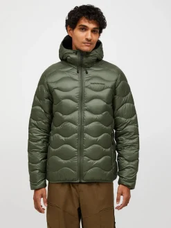 Peak Performance miesten takki M HELIUM DOWN HOOD JACKET, vihreä