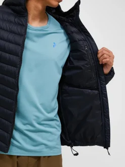 Peak Performance miesten kevytuntuvatakki, M FROST DOWN HOOD JACKET Musta