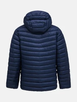 Peak Performance miesten kevytuntuvatakki M Frost Down Hood Jacket, tummansininen