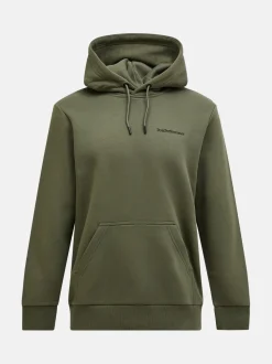 Peak Performance miesten huppari, M ORIGINAL SMALL LOGO HOOD Vihreä