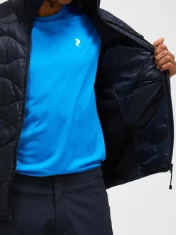Peak Performance miesten takki M HELIUM DOWN HYBRID HOOD JACKET, musta