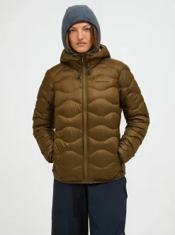 Peak Performance Naisten Kevytuntuvatakki, W Helium Down Hood Jacket Armeijanvihreä