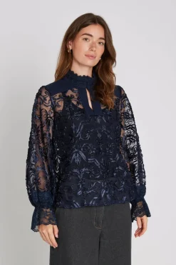 Philosophy Blues Original naisten pusero, ROYAL BLOUSE Tummansininen