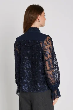 Philosophy Blues Original naisten pusero, ROYAL BLOUSE Tummansininen