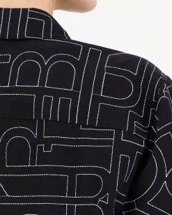 Philosophy Blues Original Naisten Paitapuserot RAO SHIRT, musta kuosi