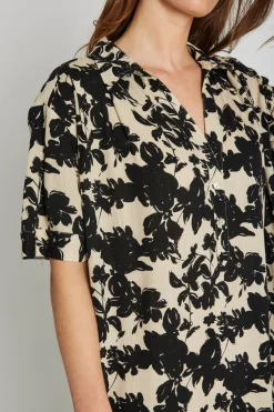 Philosophy Blues Original naisten mekko, MINT DRESS Mustavalkoinen