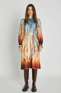 Philosophy Blues Original naisten mekko, CANNON DRESS Monivärinen Kuosi