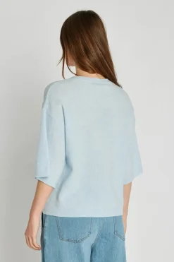 Philosophy Blues Original naisten neulepusero, MONTERO KINT SWEATER Vaaleansininen