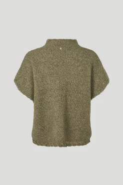 Philosophy Blues Original naisten neuleliivi, VALLIO KNIT VEST Armeijanvihreä