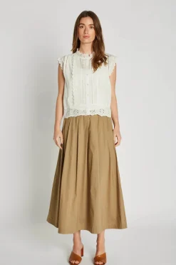 Philosophy Blues Original naisten hame, KADINA SKIRT Khaki