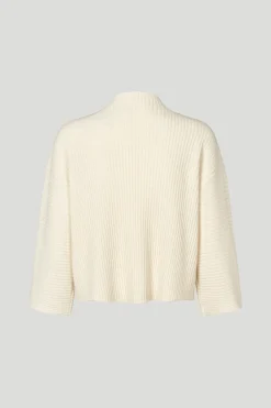 Philosophy Blues Original naisten neulepusero, RIE KNIT Luonnonvalkoinen