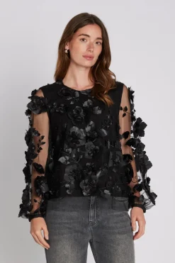 Philosophy Blues Original Giron Blouse, Musta