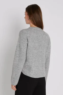 Philosophy Blues Original naisten neulepusero, TORNA KNIT Vaaleanharmaa