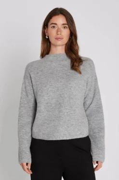 Philosophy Blues Original naisten neulepusero, TORNA KNIT Vaaleanharmaa