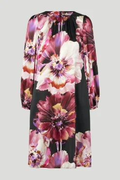 Philosophy Blues Original naisten mekko, SILKY PEPMO DRESS Punainen Kuosi