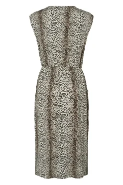 Philosophy Blues Original naisten mekko, HADI DRESS Ruskea Kuosi