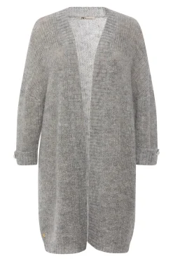 Philosophy Blues Original Naisten Neule, JAYO KNIT CARDIGAN Vaaleanharmaa