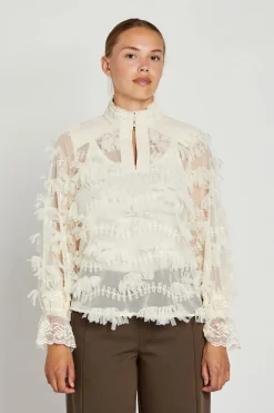 Philosophy Blues Original Naisten Pusero, ROYAL BLOUSE Luonnonvalkoinen