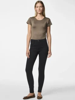 Pieces Housut, Skin Wear Jeggings Black Black