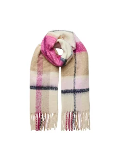 Pieces Kaulaliina Bea Long Scarf Noos Pinkki Kuosi