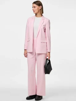 Pieces naisten bleiseri, PCBOZZY LS LOOSE BLAZER Roseate Spoonbill