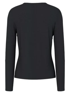 Pieces, Naisten Paita, Sirene LS Tee Black