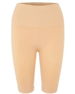 Pieces Naisten Shortsit PCIMAGINE SHAPEWEAR SHORTS Vaalea Beige