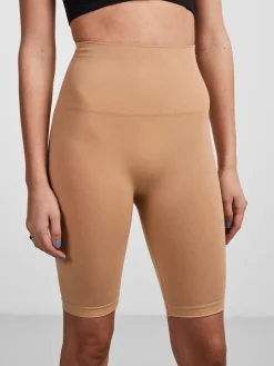 Pieces Naisten Shortsit PCIMAGINE SHAPEWEAR SHORTS Tan