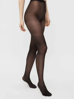 Pieces Naisten Sukkahousut NIKOLINE 20 DEN 2PACK TIGHTS Musta