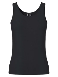 Pieces Naisten Toppi PCSIRENE TANK TOP Black