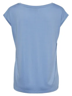 Pieces, Naisten T-paita, Pckamala Tee Noos Bc Vaaleansininen