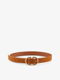 Pieces Naisten Vyö PCJUVA SUEDE JEANS BELT Cognac