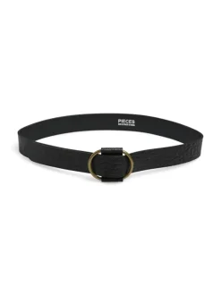 Pieces naisten vyö, PCPILJA LEATHER JEANS BELT FC Black