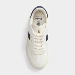 Polo Ralph Lauren kengät, HTR AERA-SNEAKERS-LOW TOP LACE Valkoinen