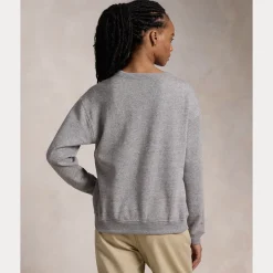 Polo Ralph Lauren colege, LS SWETAHIRT Vaaleanharmaa