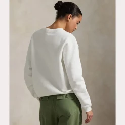 Polo Ralph Lauren college, LS SWEATSHIRT Valkoinen