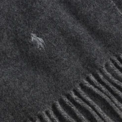 Polo Ralph Lauren huivi CLSSC RVRSBL Scarf Oblong, tummanharmaa