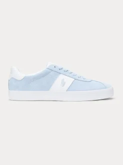 Polo Ralph Lauren kengät, CRT VULC SUEDE SNEAKER Vaaleansininen