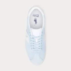 Polo Ralph Lauren kengät, CRT VULC SUEDE SNEAKER Vaaleansininen