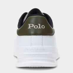 Polo Ralph Lauren kengät, HRT CRT II NAPPA SNEAKER Valkoinen