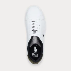 Polo Ralph Lauren kengät, HRT CRT II NAPPA SNEAKER Valkoinen