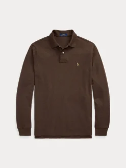 Polo Ralph Lauren Miehet Neulepusero Long Sleeve Knit, Tummanruskea