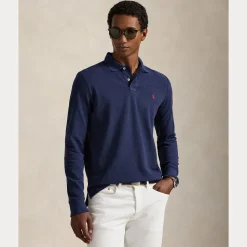 Polo Ralph Lauren Miehet Neulepusero Long Sleeve Knit, tummansininen