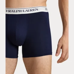 Polo Ralph Lauren Miehet Alushousut K Boxer Brief 3kpl AOP tummansininen