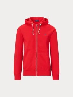 Polo Ralph Lauren Miehet Vetoketjuhuppari Hood LongSleeveKnit Punainen