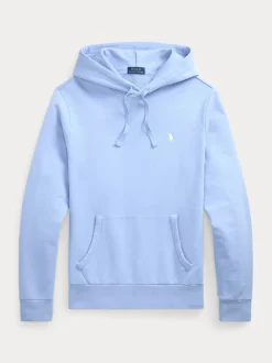 Polo Ralph Lauren miesten huppari, LOOPBACK FLEECE HOODIE Vaaleansininen